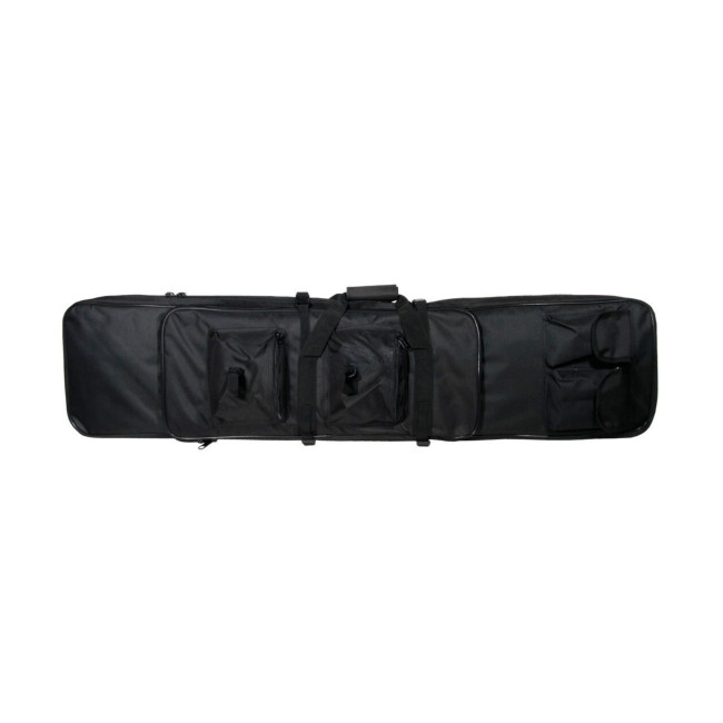 Pokrowiec transportowy wielokieszonkowy na karabin 120cm - Czarny - Delta Tactics