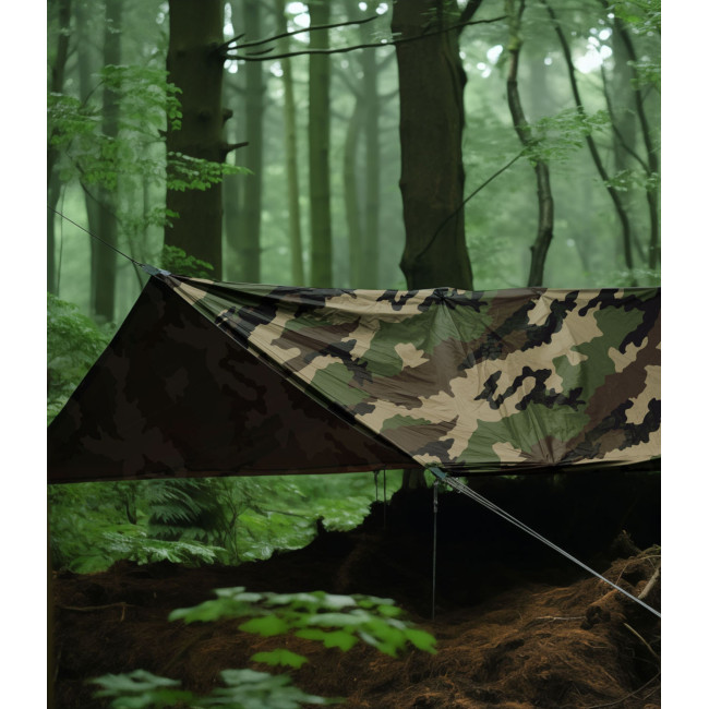 Bâche polyester à coutures étanches 3 x 3 m -Patrol Equipement
