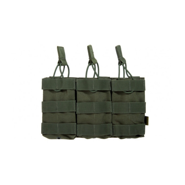 Drievoudige M4 magazijnhouder - Groen OD - Delta Tactics