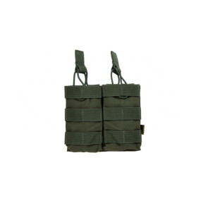 Dubbele M4 magazijnhouder - Groen OD - Delta Tactics