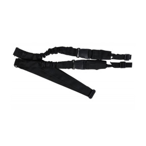 Sangle tactique 2 points avec extraction rapide 2 points - Noir - Delta Tactics