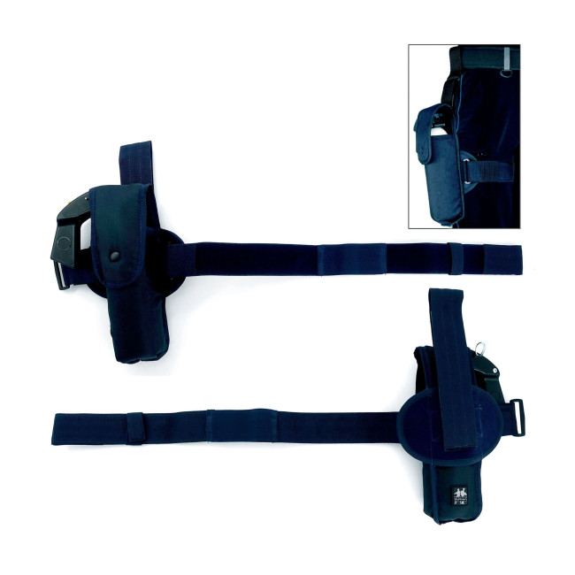 Porte aérosol de cuisse bleu 500 ml police municipale - Patrol Equipement