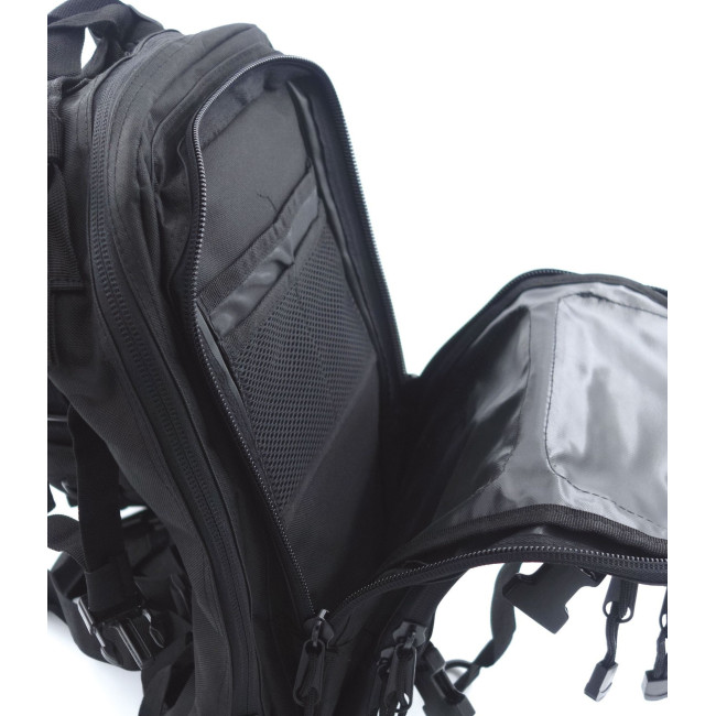 Czarny plecak ASSAULT Pack System MOLLE Cięcie Laserowe 27L -Patrol Equipement