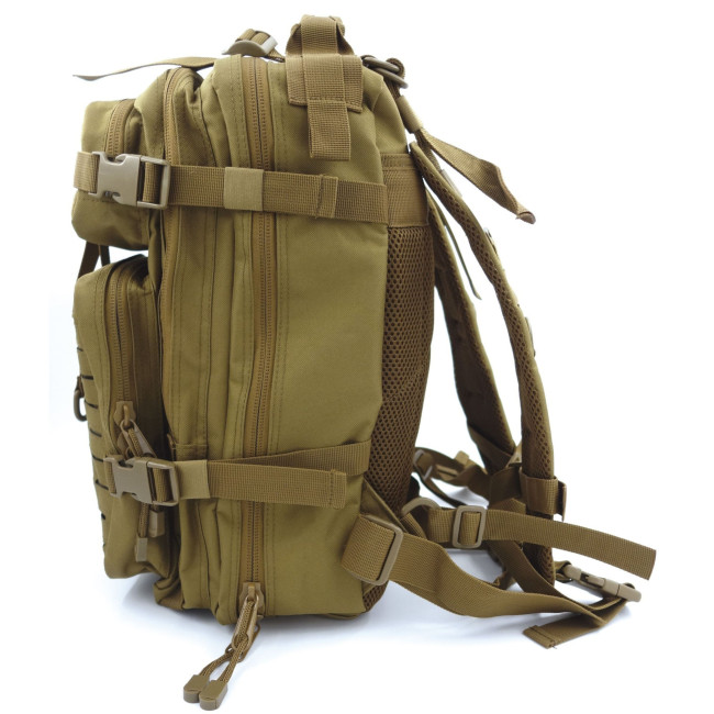 Plecak Assault Pack System MOLLE Cięcie Laserowe 27L Coyote -Patrol Equipement