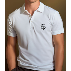 Polo blanc manches courtes Troupes de Marine - Patrol