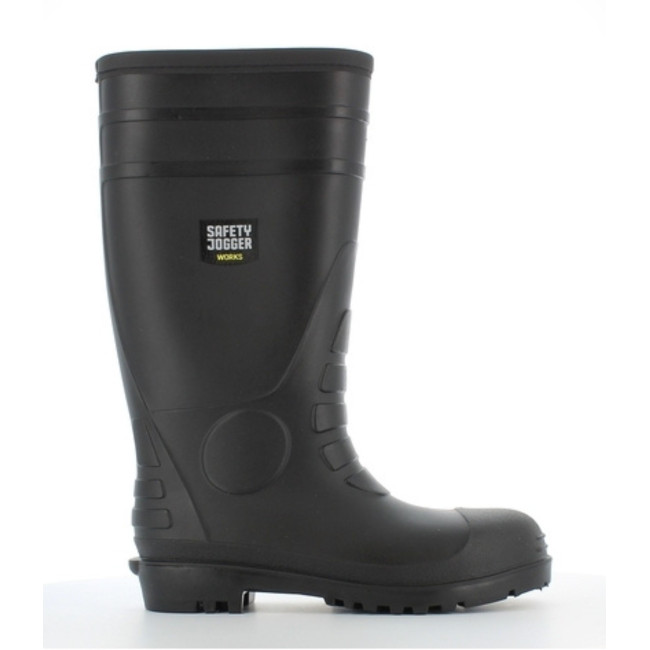 Buty bezpieczeństwa Hercules z czarnego PVC - Safety Jogger