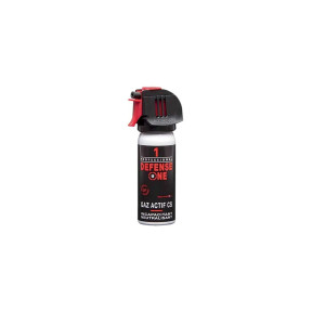 Aérosol Gaz CS 50ml Défense One diam.35 avec ACCUSOL - GK