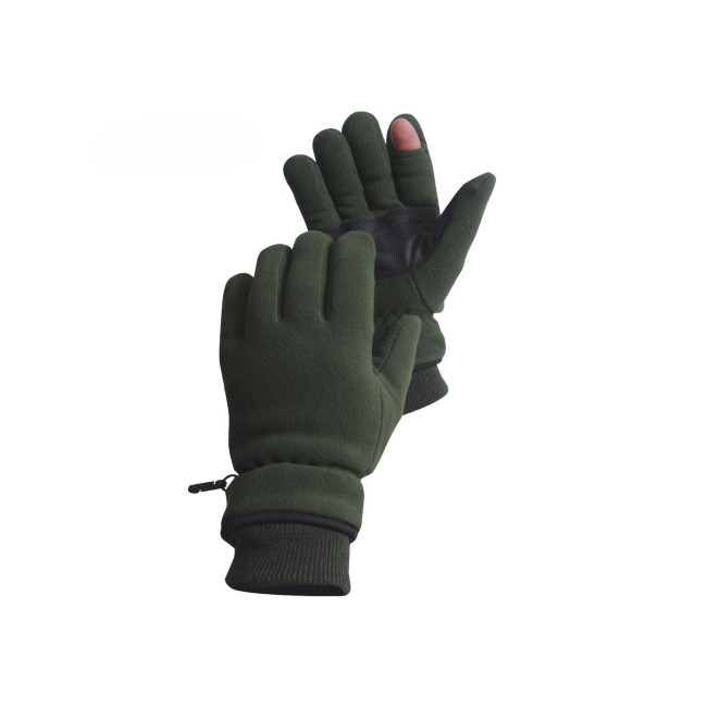 Fleece handschoenen schuttersvinger thinsulate legergroen - Patrol Equipement