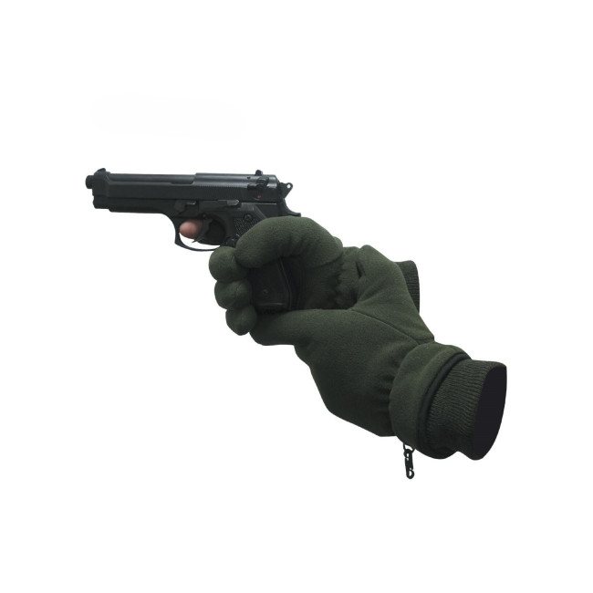 Fleece-Handschuhe mit Schießfinger Thinsulate Armeegrün - Patrol Equipement