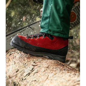 Hoge schoenen PROTECTOR FOREST 2.1 GTX mid - Rood - Haix