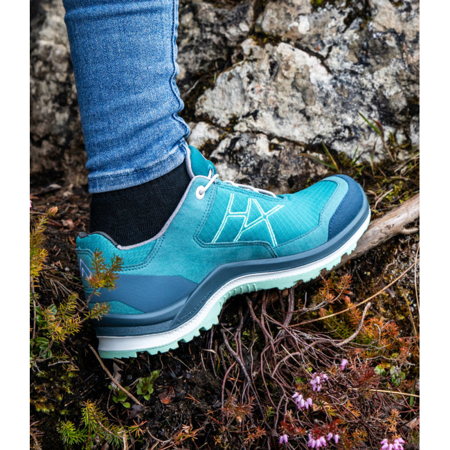 Schoenen BLACK EAGLE Adventure 3.0 GTX Ws low - Blauw Eend Munt - Haix