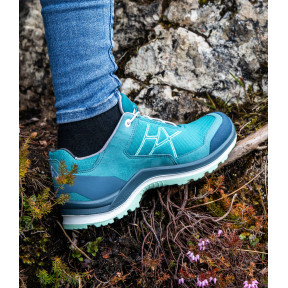 Buty BLACK EAGLE Adventure 3.0 GTX Ws low - Niebieski Kaczor Mięta - Haix