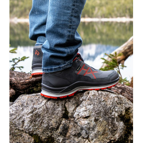 Schoenen BLACK EAGLE Adventure 3.0 GTX low - Graphite Orange - Haix
