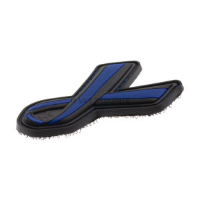 Patch en gomme Thin Blue Line Ribbon - JTG