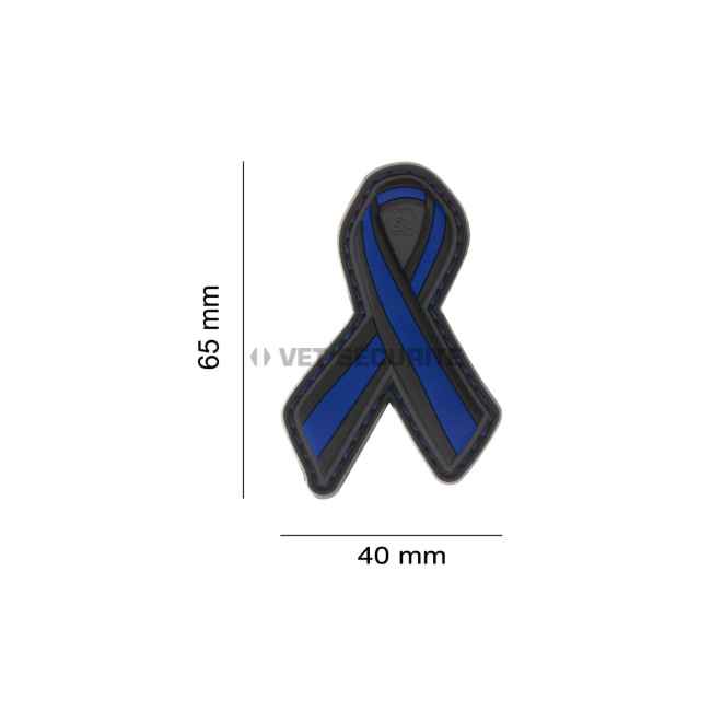 Patch en gomme Thin Blue Line Ribbon - JTG
