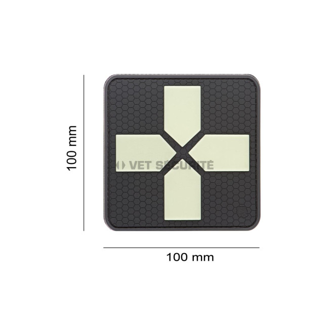 Patch en gomme Big Cross Medic - Glow - JTG