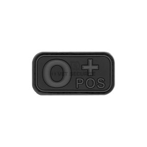 Rubber patch bloedgroep O+ Blackops - JTG