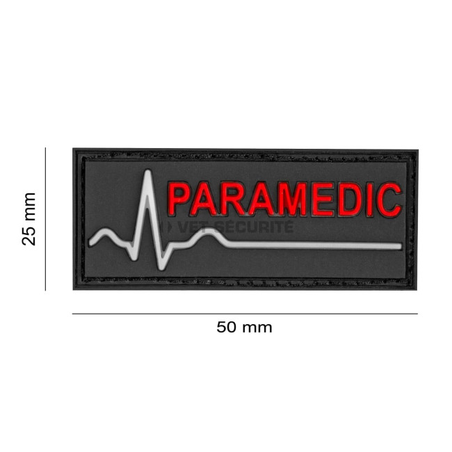 Rubberen patch Paramedic - JTG