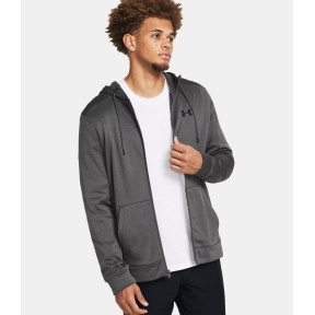 Herren Hoodie Armour Fleece® Full-Zip - Steingrau - Under Armour