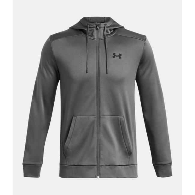 Hoodie homme Armour Fleece® Full-Zip - Gris Pierre - Under Armour