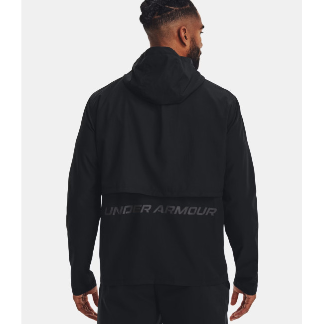 UA Launch Hooded Herrenjacke - Schwarz - Under Armour