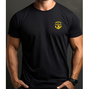 ZWART T-SHIRT KORTE MOUW PRINT TDM - Patrol Equipement