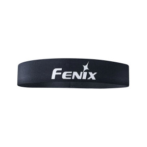 Elastische sport hoofdband van nylon zwart - Fenix