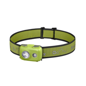 Grüne Trail- und Running-Stirnlampe - 450 Lumen - Fenix