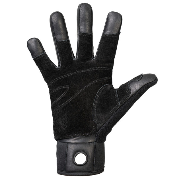 Gants pour descente en rappel / travail avec cordes - Noir - MOG