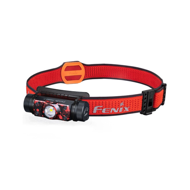 Lampe frontale légère en magnésium pour le trail running rouge - 1200 Lumens - Fenix