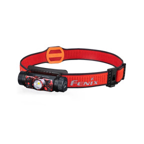 Lichtgewicht magnesium hoofdlamp voor trail running rood - 1200 Lumen - Fenix