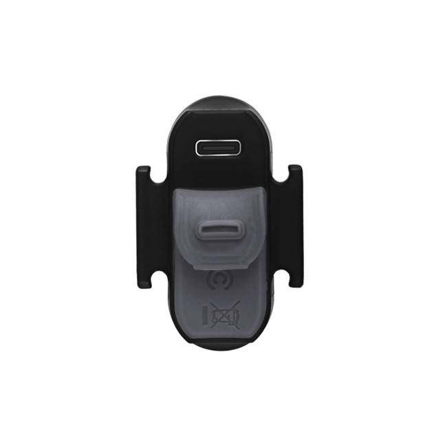 Oplaadbaar rood achterlicht voor fiets - 15 Lumen - Fenix