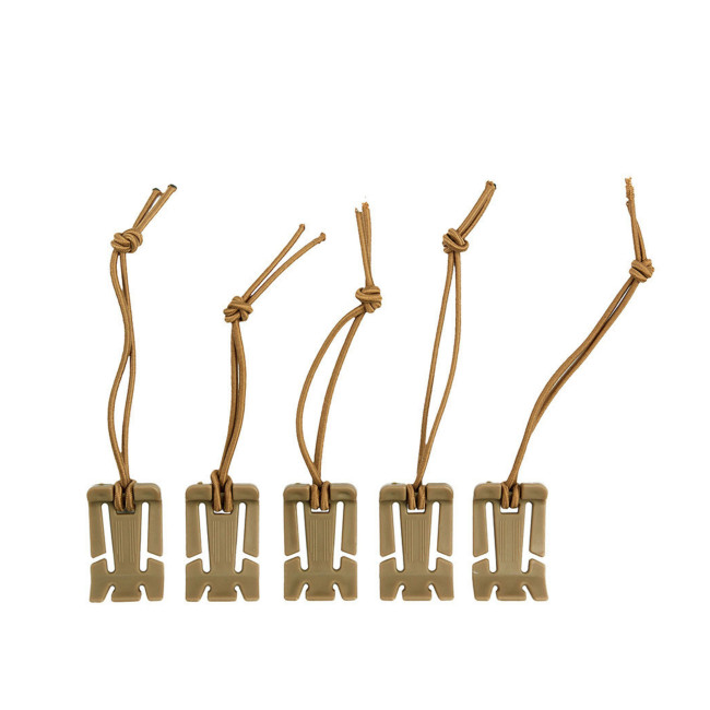 Pack de 5 reliures élastiques Molle - Coyote - 101 Inc