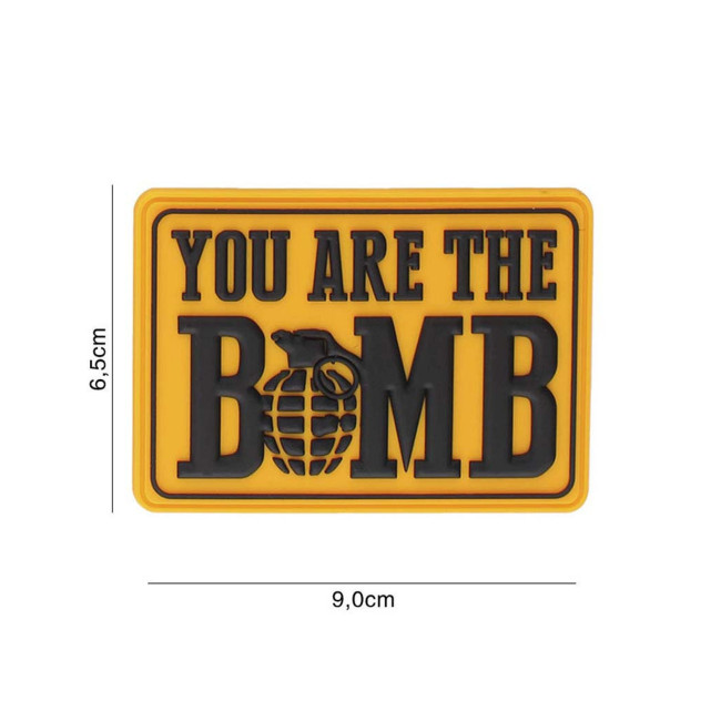 3D PVC Patch You are the bomb - 101 Inc