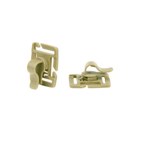 Set mit 2 Molle Multi-Clips - Coyote - 101 Inc