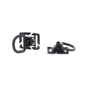 Set mit 2 Molle D-Ringen - Schwarz - 101 Inc