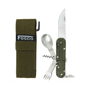 Multifunctioneel zakmes groen - Fosco Industries