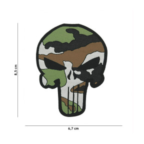 Naszywka tekstylna Punisher Woodland - Fostex Garments