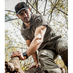 Polo Instructor vert olive - A10 Equipment