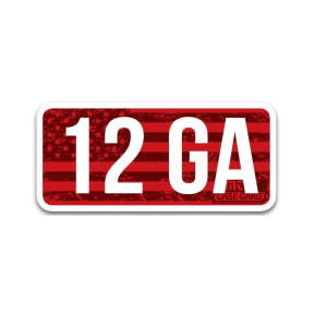 Autocollant pour calibre. 12 Ga Pack de 8 unités - MTM Case-Gard