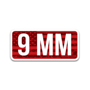 Autocollant pour calibre. 9 MM Pack de 8 unités - MTM Case-Gard