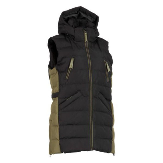 Ärmellose Arbeitssteppjacke Aure Schwarz - Nine Worths by North Ways