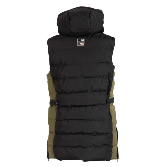 Ärmellose Arbeitssteppjacke Aure Schwarz - Nine Worths by North Ways