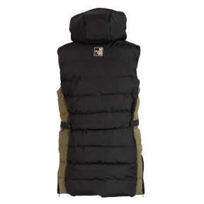 Ärmellose Arbeitssteppjacke Aure Schwarz - Nine Worths by North Ways