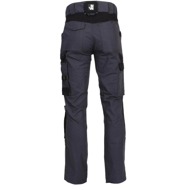 Arbeitshose Limee Grau/Schwarz - Nine Worths by North Ways