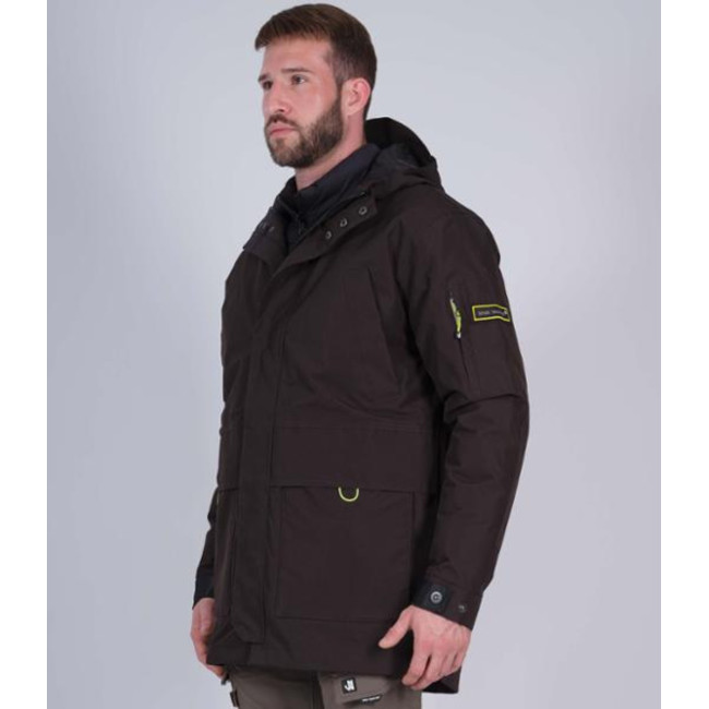 Werkparka Conor Antraciet - Nine Worths by North Ways