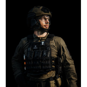 Ubas Fighter Kampfhemd olivgrün - A10 Equipment