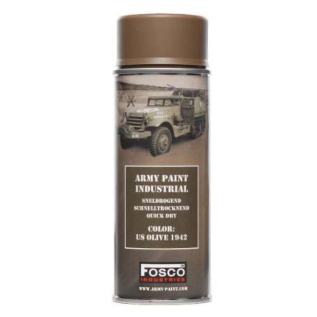 Spray do malowania militarnego Oliwkowy US 1942 400 ml - Fosco Industries