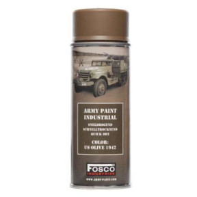 Bombe de peinture militaire Vert Olive US 1942 400 ml - Fosco Industries