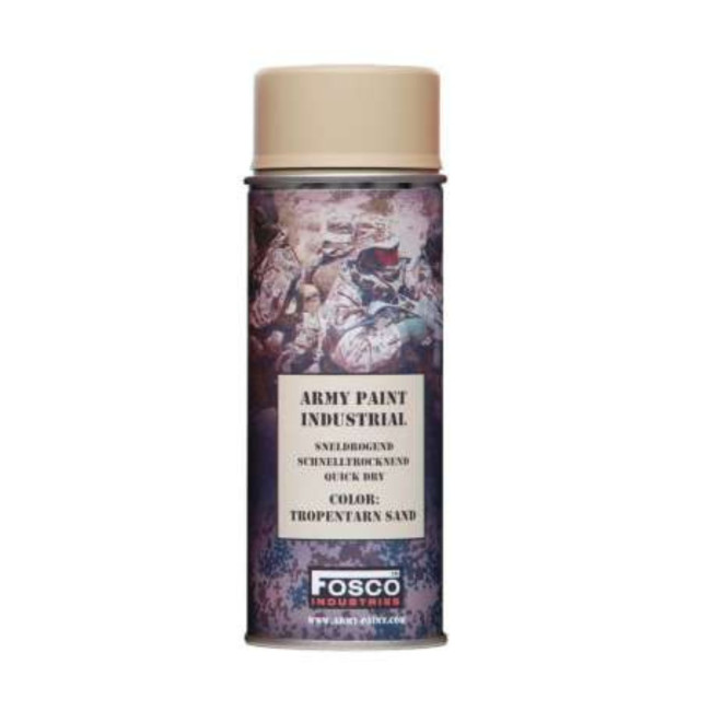 Bombe de peinture militaire Sable Tropentarn 400 ml - Fosco Industries